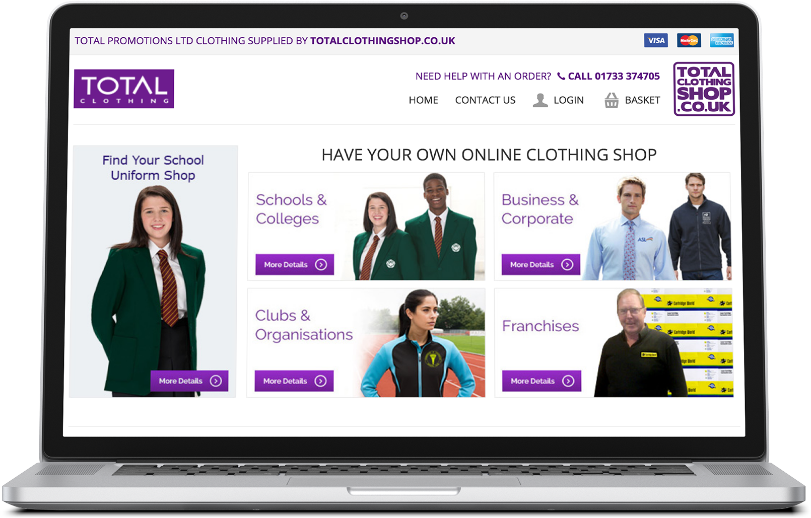 Total Clothing Shop Magento Landing Page Total Clothing Shop Magento Landing Page