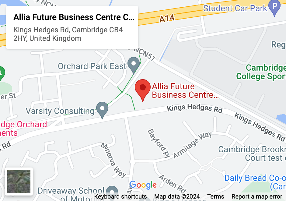 Map Cambridge Office